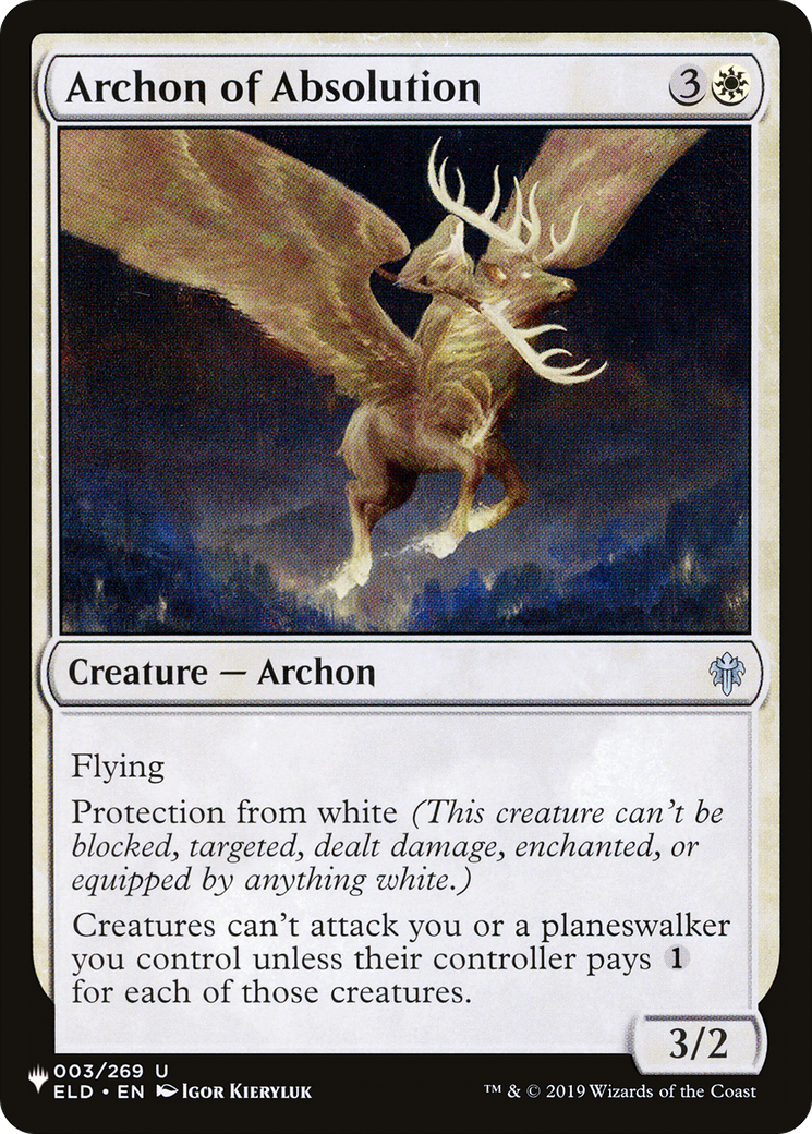 Archon of Absolution [The List Reprints] | Sanctuary Gaming