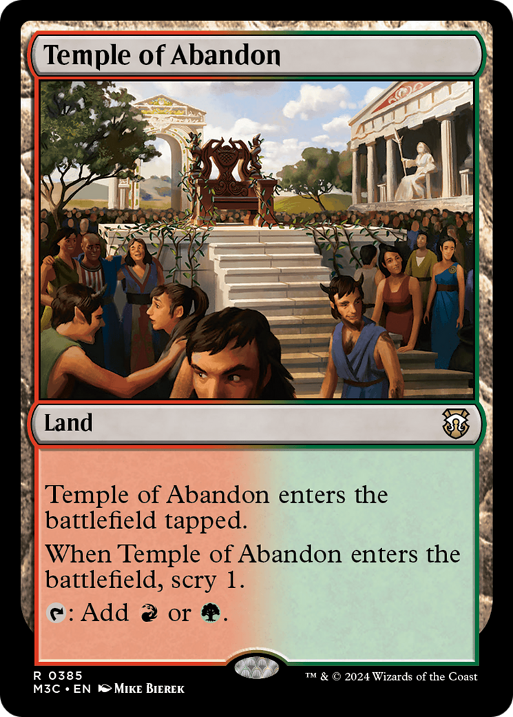 Temple of Abandon [Modern Horizons 3 Commander] | Sanctuary Gaming