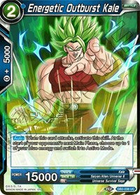 Energetic Outburst Kale (Divine Multiverse Draft Tournament) (DB2-038) [Tournament Promotion Cards] | Sanctuary Gaming