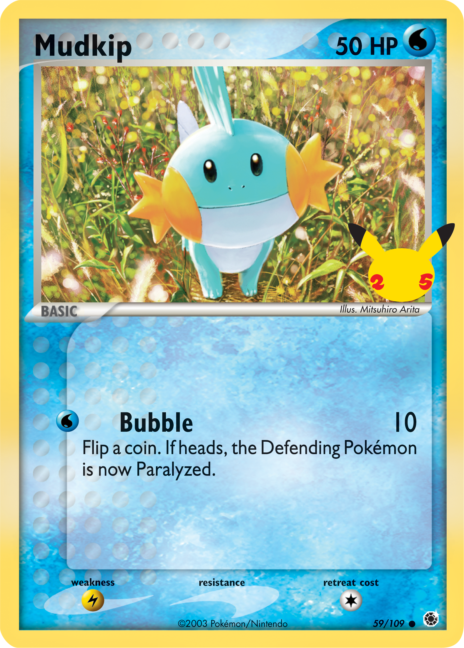 Mudkip (59/109) (Jumbo Card) [First Partner Pack] | Sanctuary Gaming