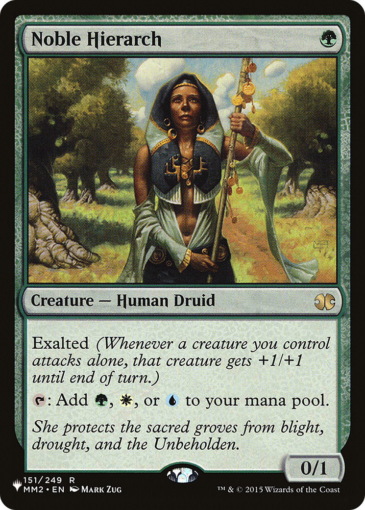 Noble Hierarch [The List Reprints] | Sanctuary Gaming