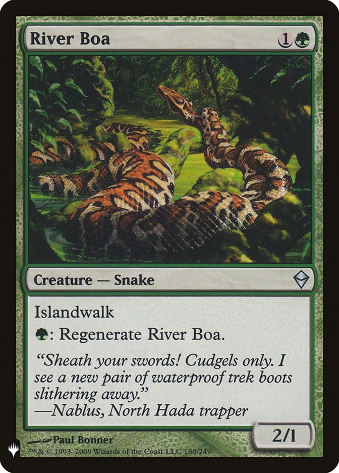 River Boa [Mystery Booster] | Sanctuary Gaming