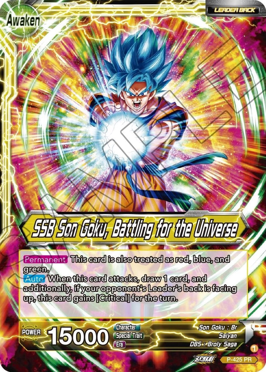 Son Goku // SSB Son Goku, Battling for the Universe (P-425) [Promotion Cards] | Sanctuary Gaming