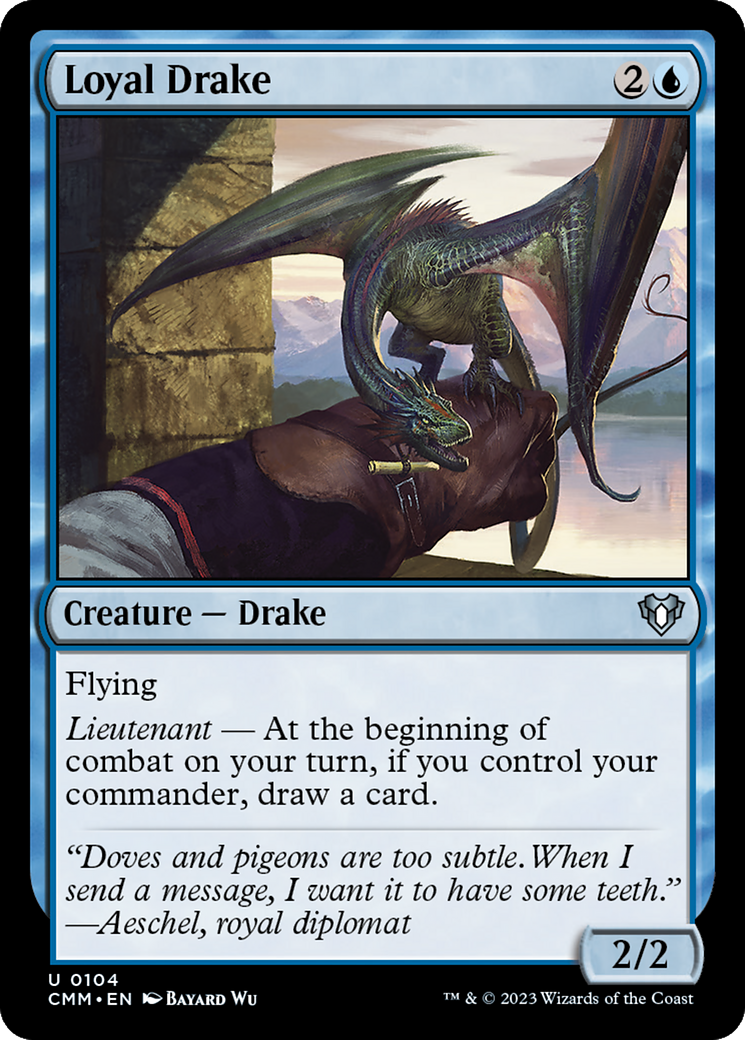 Loyal Drake [Commander Masters] | Sanctuary Gaming