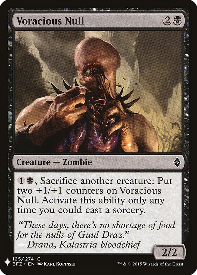 Voracious Null [Mystery Booster] | Sanctuary Gaming