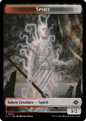 Vampire // Spirit Double-Sided Token [The Lost Caverns of Ixalan Tokens] | Sanctuary Gaming