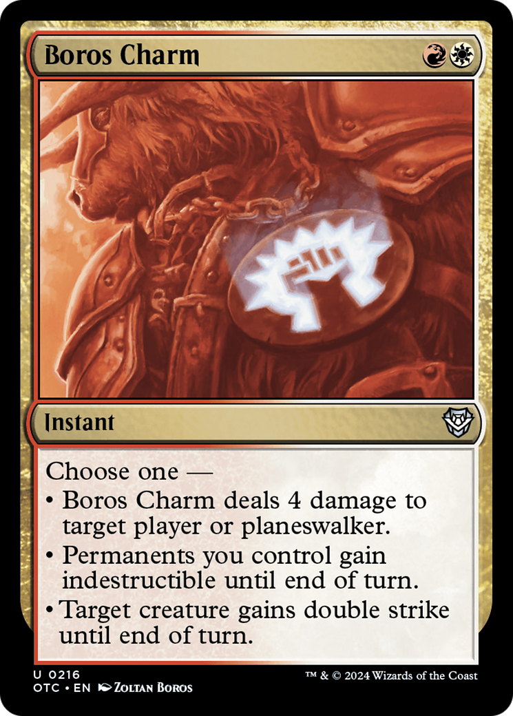 Boros Charm [Outlaws of Thunder Junction Commander] | Sanctuary Gaming