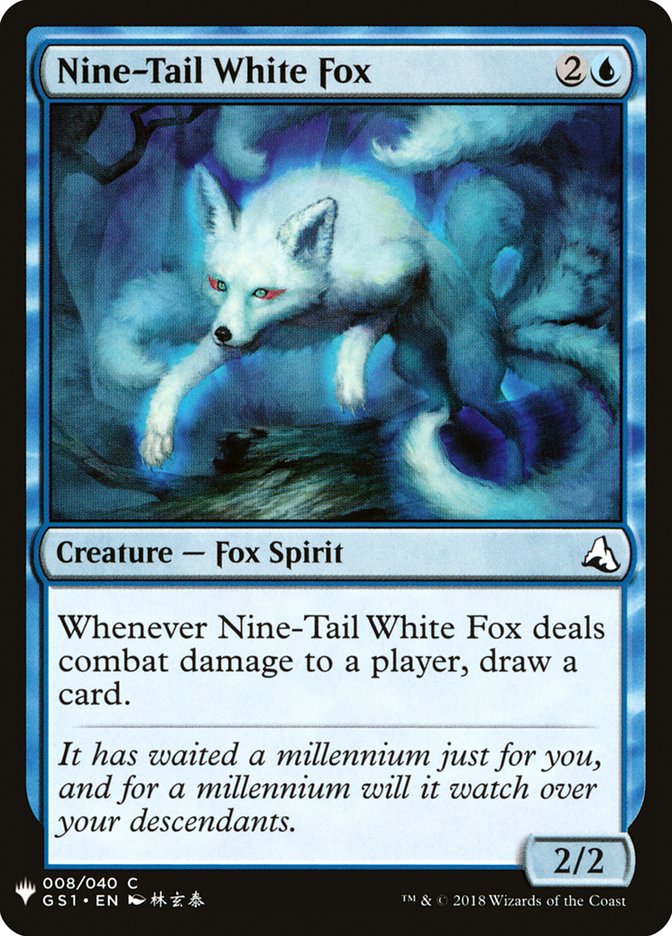 Nine-Tail White Fox [Mystery Booster] | Sanctuary Gaming