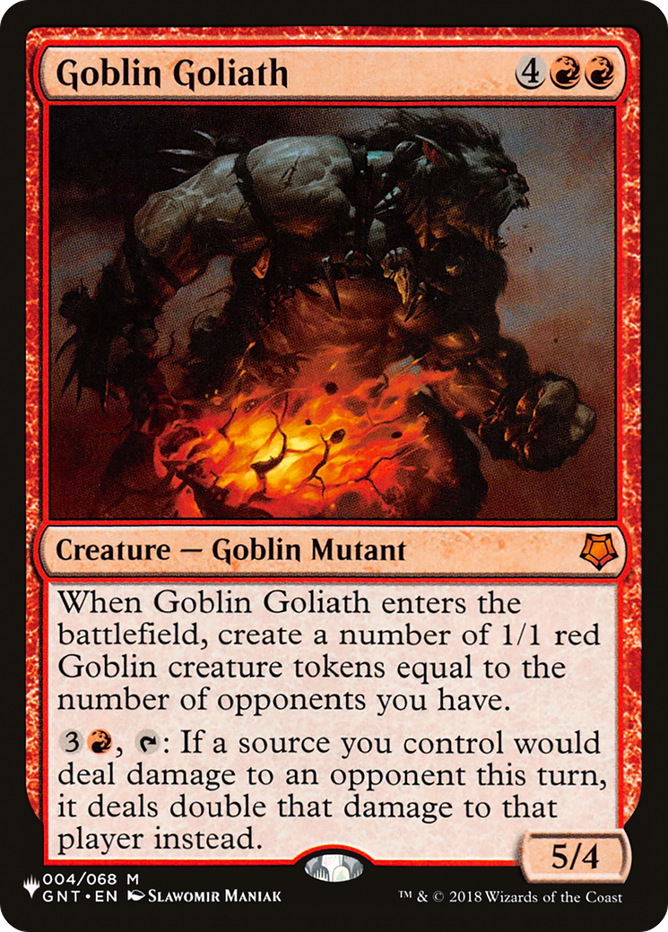 Goblin Goliath [The List Reprints] | Sanctuary Gaming