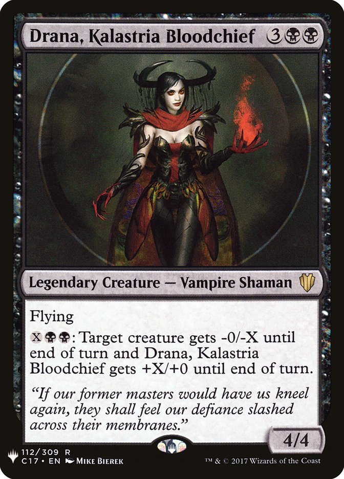 Drana, Kalastria Bloodchief [The List] | Sanctuary Gaming