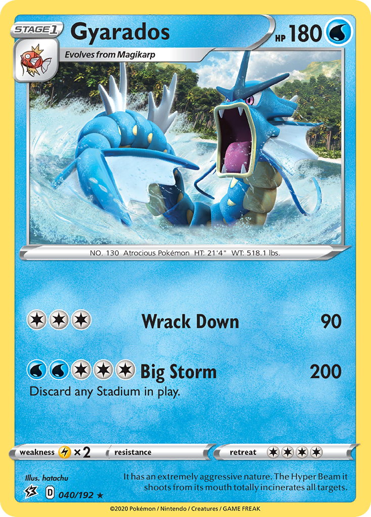 Gyarados (040/192) [Sword & Shield: Rebel Clash] | Sanctuary Gaming