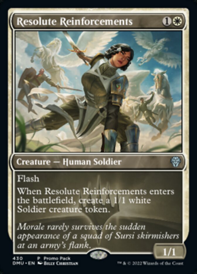 Resolute Reinforcements (Promo Pack) [Dominaria United Promos] | Sanctuary Gaming
