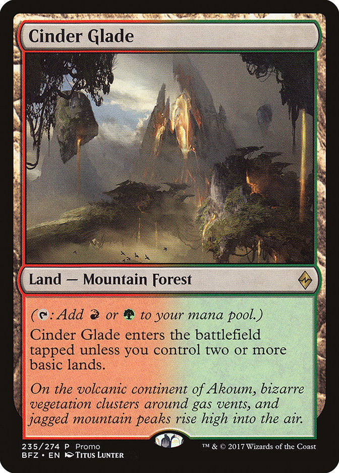 Cinder Glade (Promo) [Standard Showdown Promos] | Sanctuary Gaming