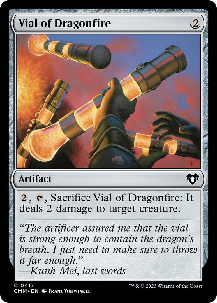 Vial of Dragonfire [Commander Masters] | Sanctuary Gaming