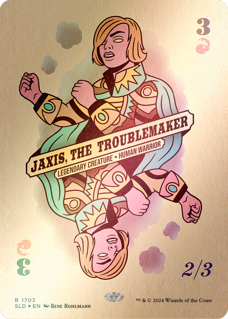 Jaxis, the Troublemaker (Rainbow Foil) [Secret Lair Drop Series] | Sanctuary Gaming
