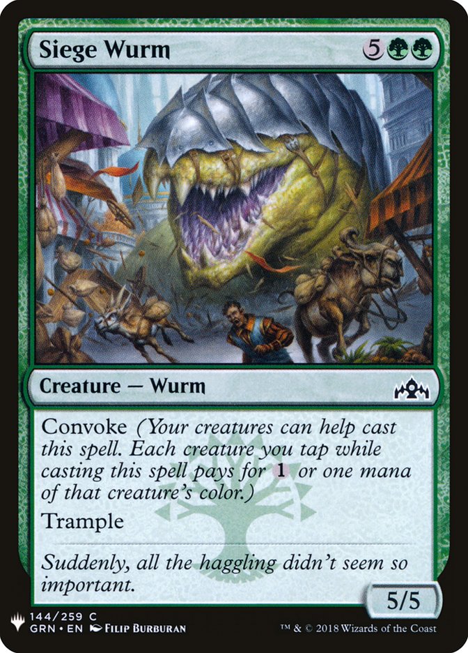 Siege Wurm [Mystery Booster] | Sanctuary Gaming