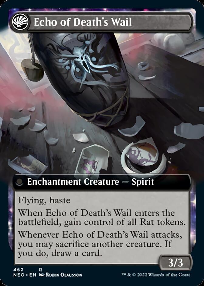 Tribute to Horobi // Echo of Death's Wail (Extended Art) [Kamigawa: Neon Dynasty] | Sanctuary Gaming