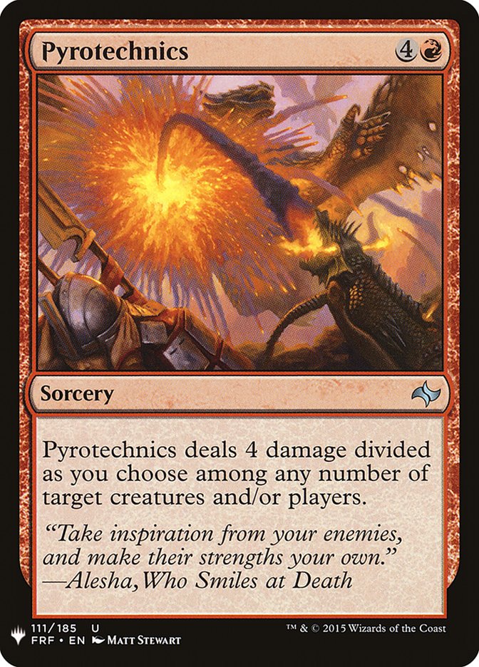 Pyrotechnics [Mystery Booster] | Sanctuary Gaming