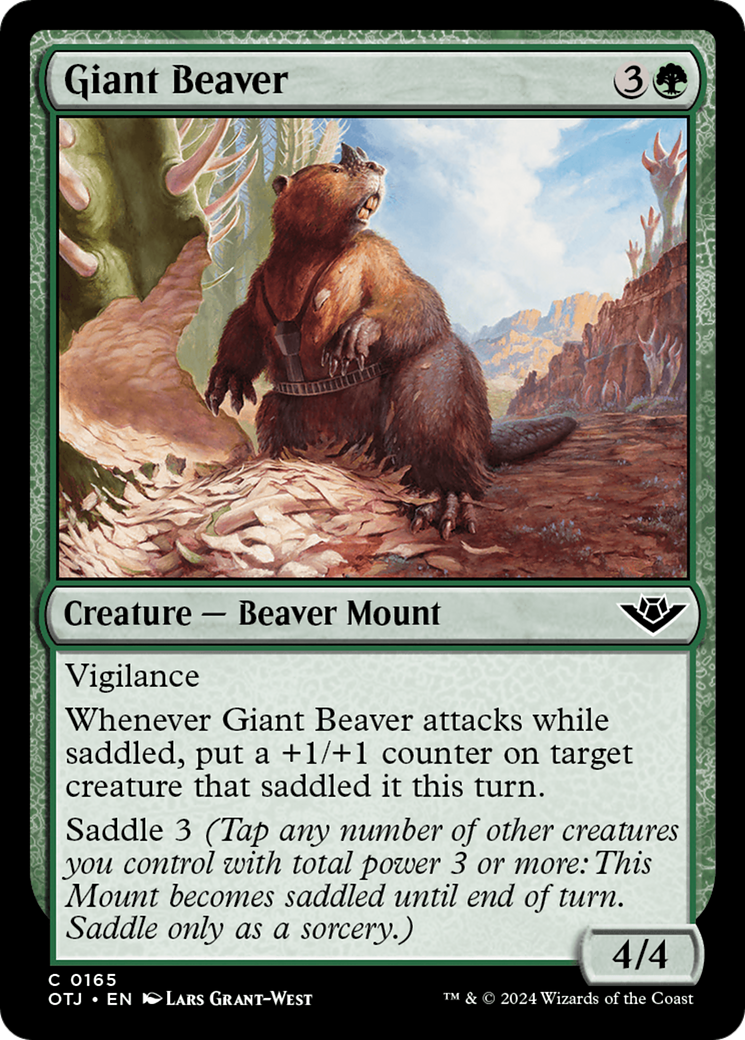Giant Beaver [Outlaws of Thunder Junction] | Sanctuary Gaming