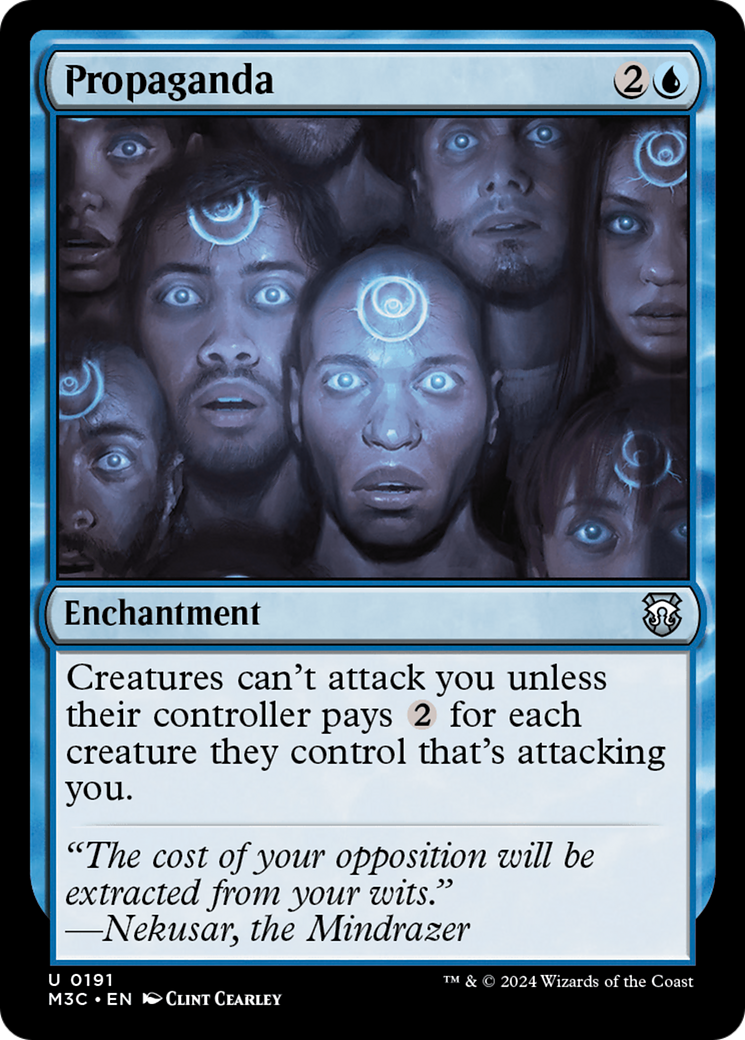 Propaganda (Ripple Foil) [Modern Horizons 3 Commander] | Sanctuary Gaming