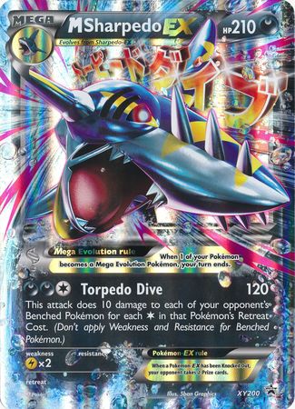 M Sharpedo EX (XY200) (Jumbo Card) [XY: Black Star Promos] | Sanctuary Gaming