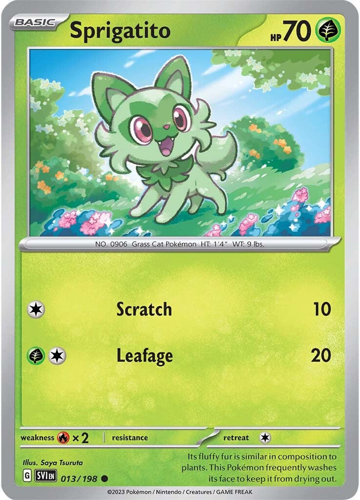 Sprigatito (013/198) [Scarlet & Violet: Base Set] | Sanctuary Gaming