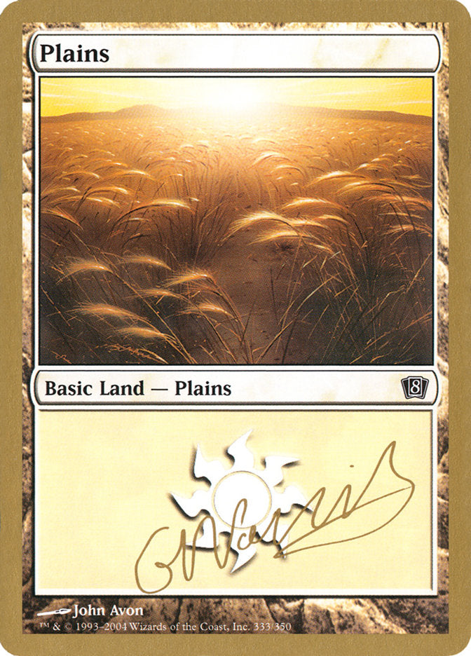 Plains (gn333) (Gabriel Nassif) [World Championship Decks 2004] | Sanctuary Gaming