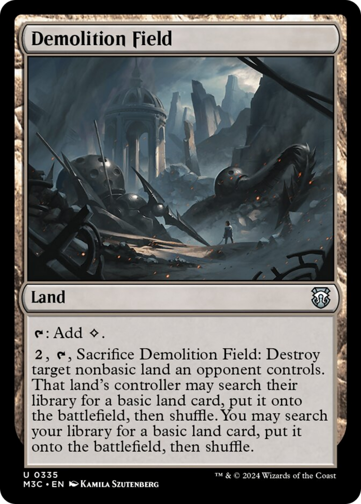 Demolition Field (Ripple Foil) [Modern Horizons 3 Commander] | Sanctuary Gaming