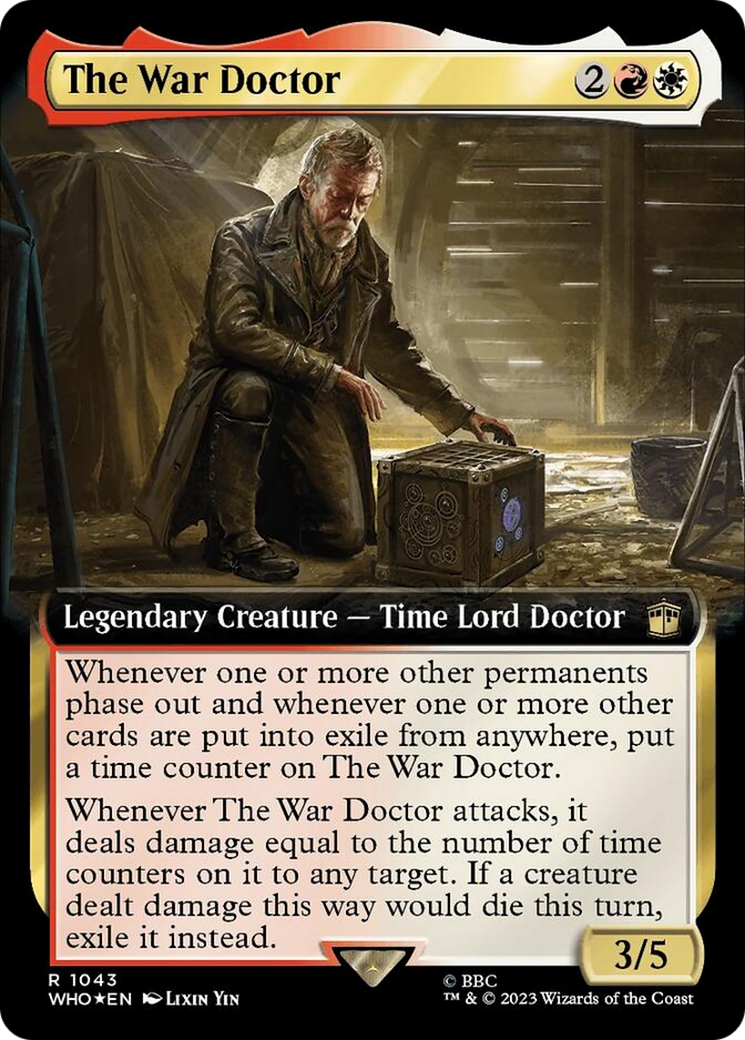 The War Doctor (Extended Art) (Surge Foil) [Doctor Who] | Sanctuary Gaming