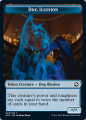 Dog Illusion // Guenhwyvar Double-Sided Token [Dungeons & Dragons: Adventures in the Forgotten Realms Tokens] | Sanctuary Gaming