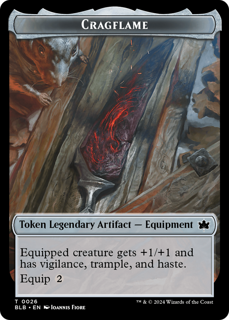 Cragflame Token [Bloomburrow Tokens] | Sanctuary Gaming