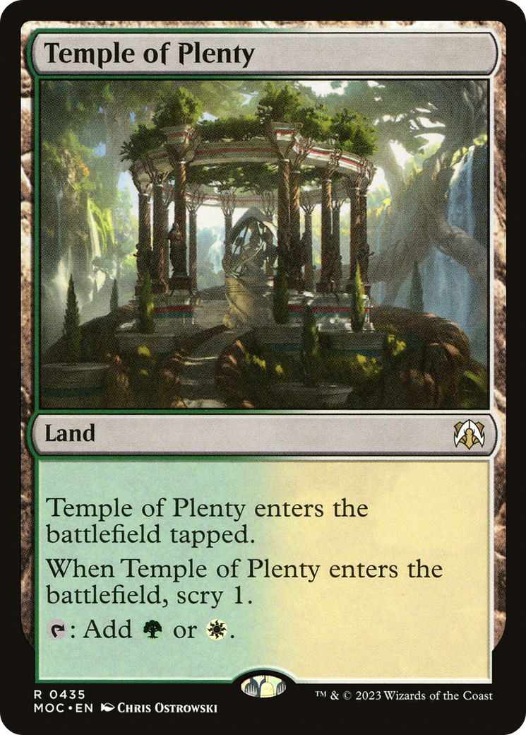 Temple of Plenty [March of the Machine Commander] | Sanctuary Gaming