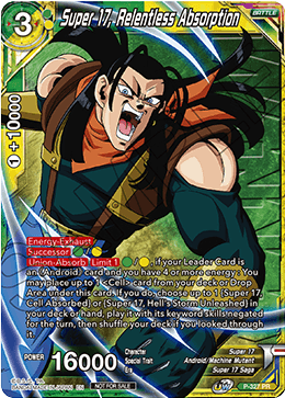 Super 17, Relentless Absorption (Winner Stamped) (P-327) [Tournament Promotion Cards] | Sanctuary Gaming