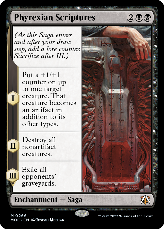 Phyrexian Scriptures [March of the Machine Commander] | Sanctuary Gaming
