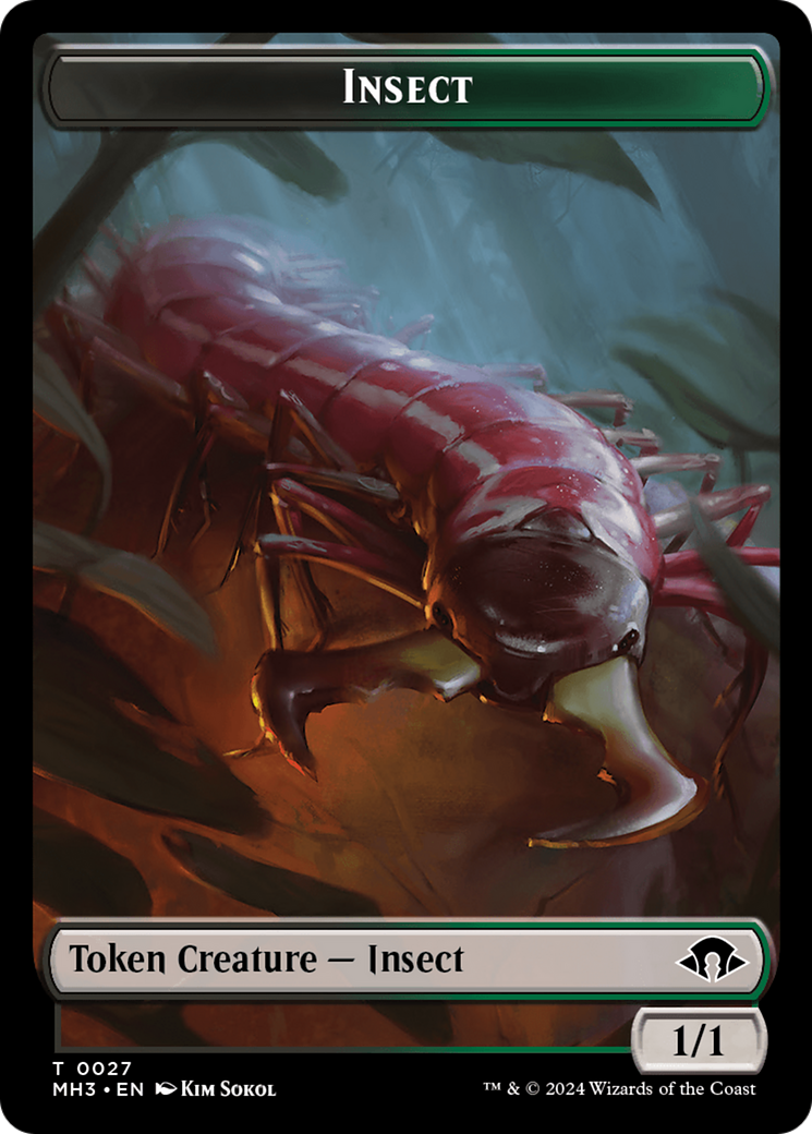 Eldrazi Spawn // Insect (0027) Double-Sided Token [Modern Horizons 3 Tokens] | Sanctuary Gaming