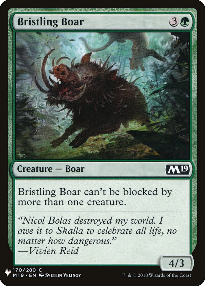 Bristling Boar [Mystery Booster] | Sanctuary Gaming
