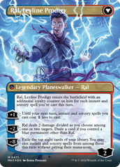Ral, Monsoon Mage // Ral, Leyline Prodigy (Borderless) (Textured Foil) [Modern Horizons 3] | Sanctuary Gaming