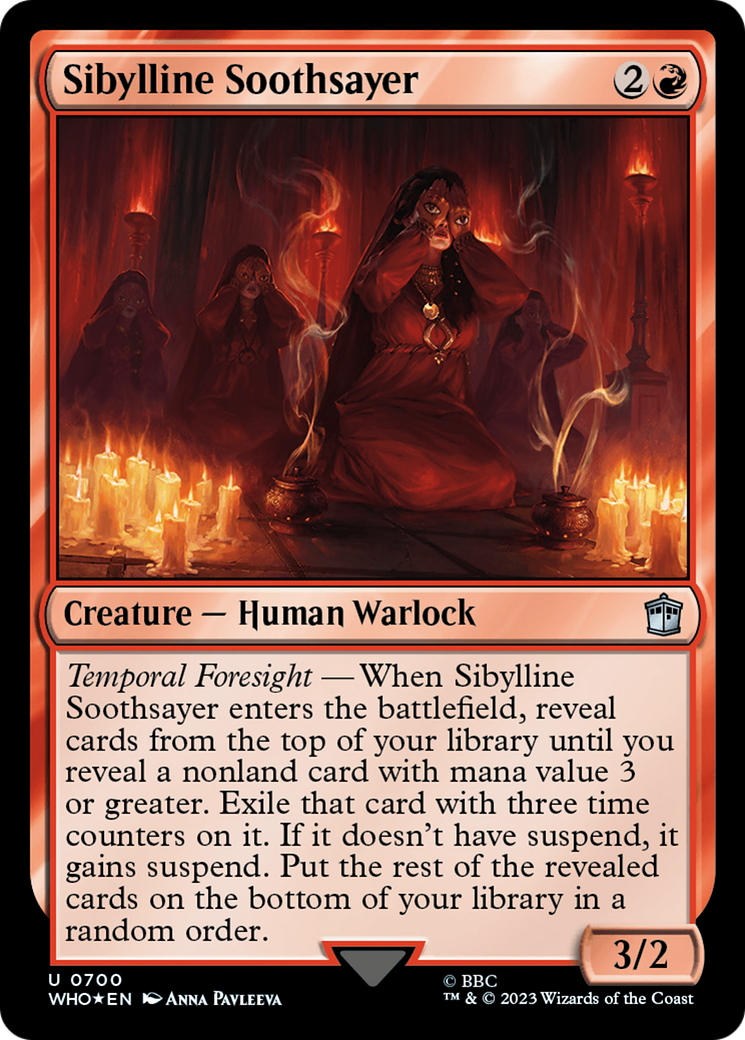 Sibylline Soothsayer (Surge Foil) [Doctor Who] | Sanctuary Gaming