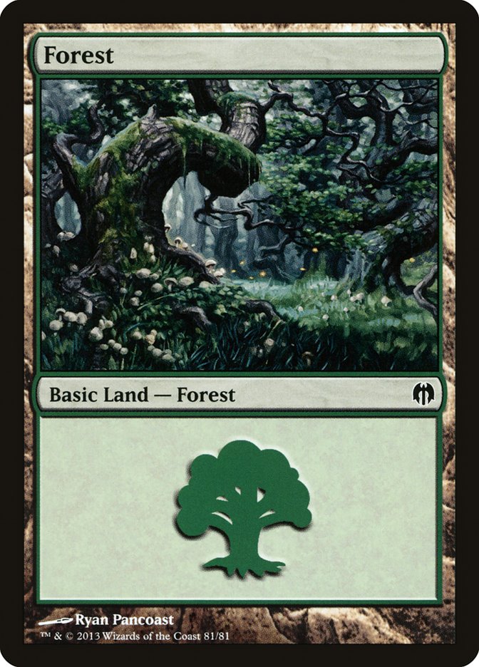 Forest (81) [Duel Decks: Heroes vs. Monsters] | Sanctuary Gaming