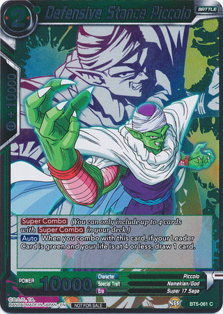 Defensive Stance Piccolo (Event Pack 4) (BT5-061) [Promotion Cards] | Sanctuary Gaming