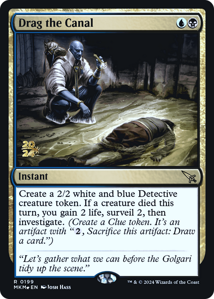 Drag the Canal [Murders at Karlov Manor Prerelease Promos] | Sanctuary Gaming