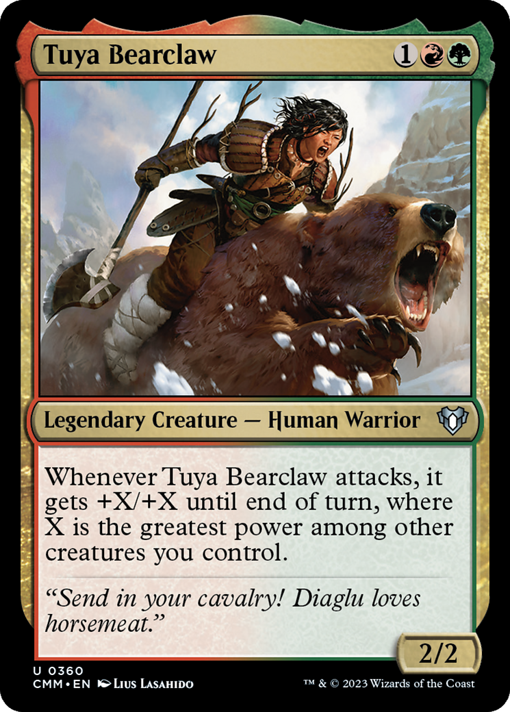 Tuya Bearclaw [Commander Masters] | Sanctuary Gaming