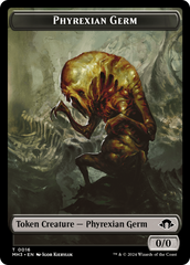 Phyrexian Germ // Emblem - Tamiyo, Seasoned Scholar Double-Sided Token [Modern Horizons 3 Tokens] | Sanctuary Gaming