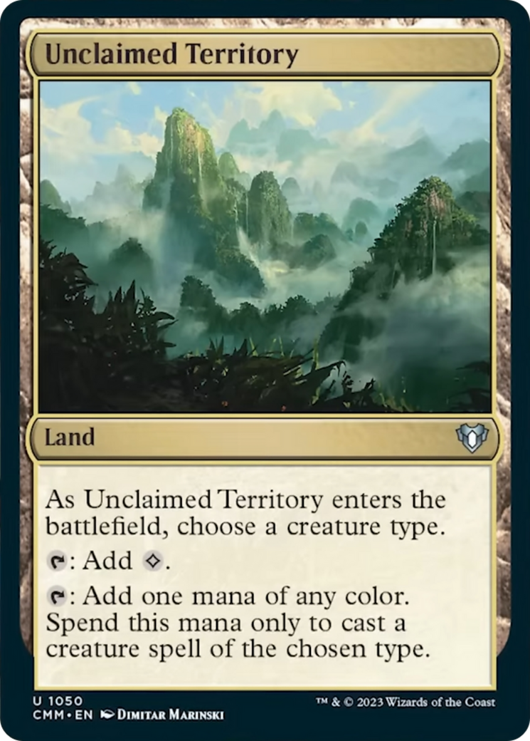Unclaimed Territory [Commander Masters] | Sanctuary Gaming