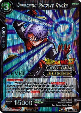 Dimension Support Trunks (Level 2) (BT4-102) [Judge Promotion Cards] | Sanctuary Gaming