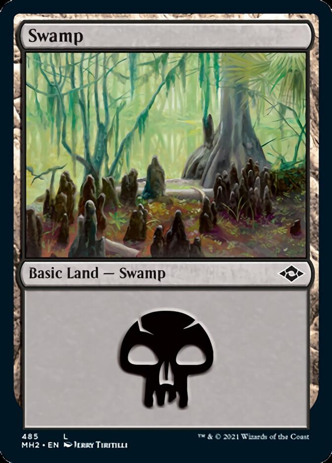 Swamp (485) (Foil Etched) [Modern Horizons 2] | Sanctuary Gaming