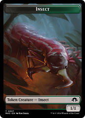 Zombie // Insect (0027) Double-Sided Token [Modern Horizons 3 Tokens] | Sanctuary Gaming