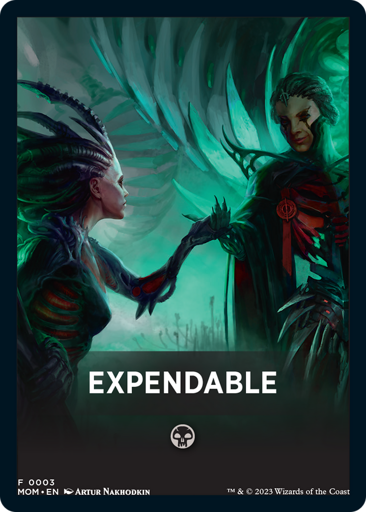 Expendable Theme Card [March of the Machine Tokens] | Sanctuary Gaming