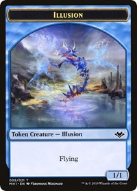 Illusion // Bear Double-Sided Token [Modern Horizons Tokens] | Sanctuary Gaming