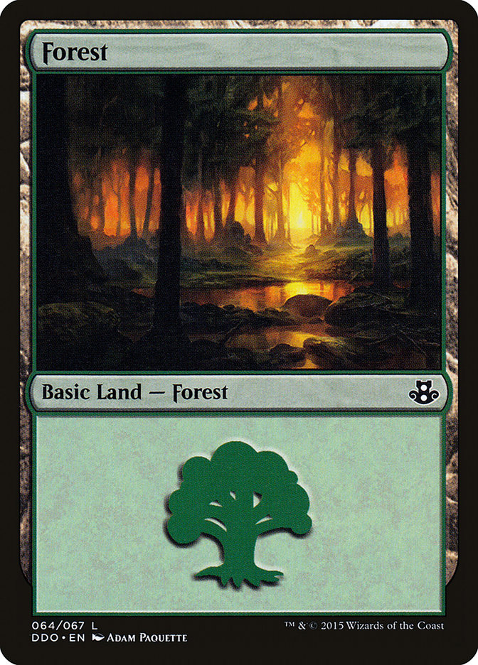 Forest (64) [Duel Decks: Elspeth vs. Kiora] | Sanctuary Gaming